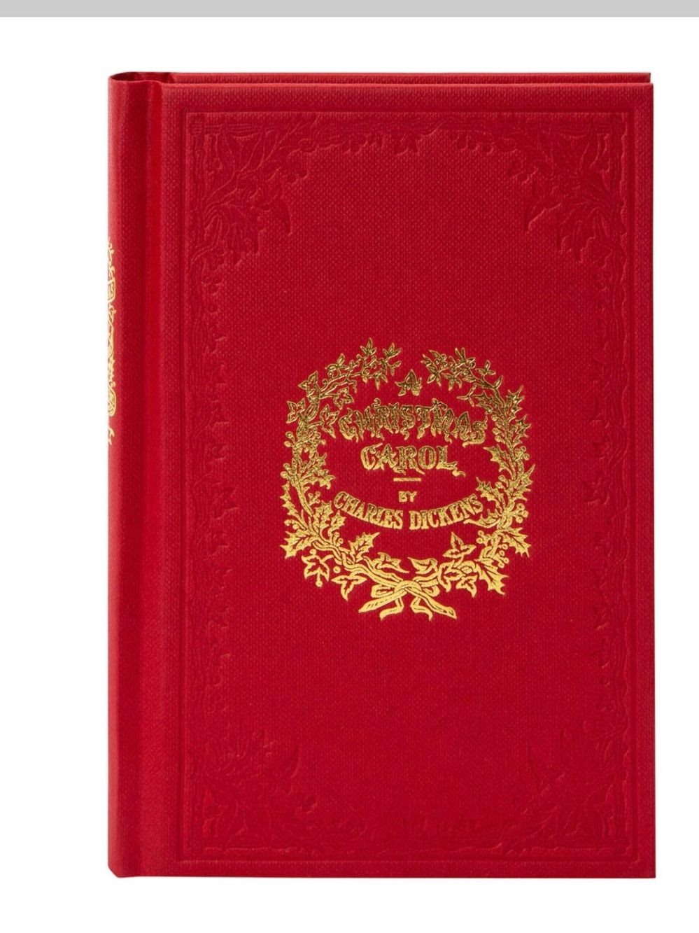 Classic Red Hardcover "A Christmas Carol" with Gold Foil Brand New - Picture 1 of 3